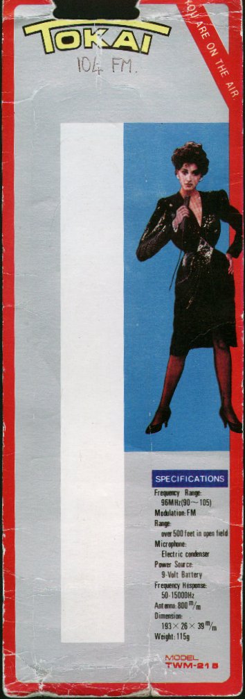Radio Microphone packaging